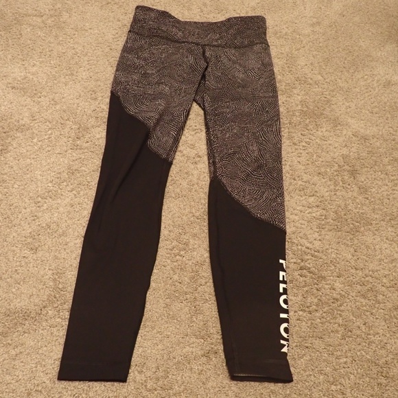 Lululemon x Peloton Color Block Leggings Size 8 - Picture 2 of 4